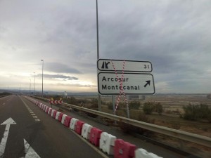 Nuevo acceso de entrada a Arcosur Z-40.